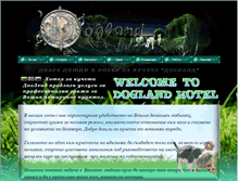 Tablet Screenshot of doglandhotel.com